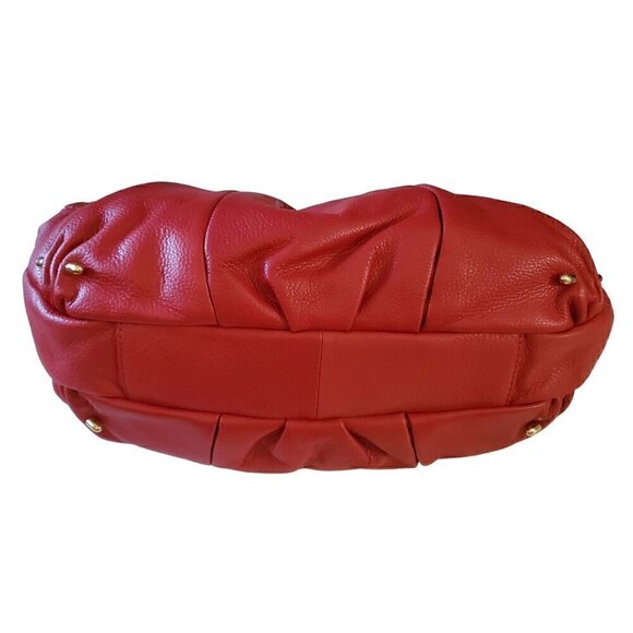 orYany Red Leather Tote - Picture 5 of 8